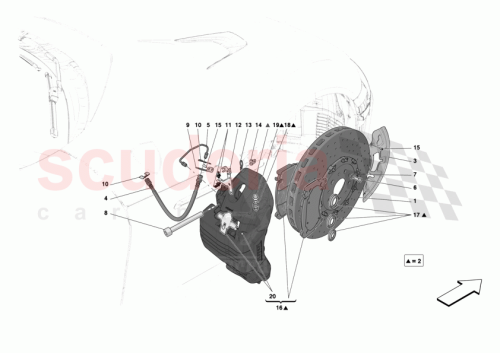 Part Diagram for Ferrari 000228132
