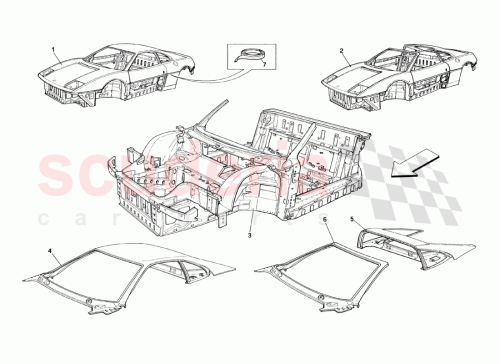 Part Diagram for Ferrari 63312800