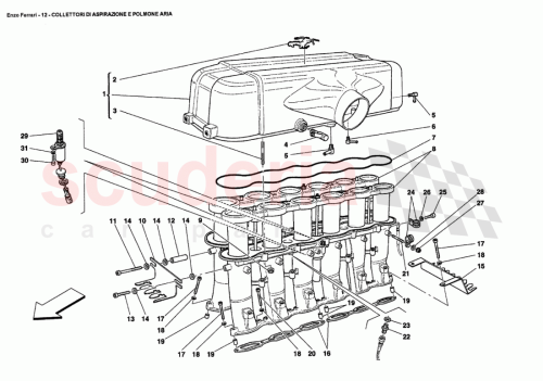 Part Diagram for Ferrari 11500824