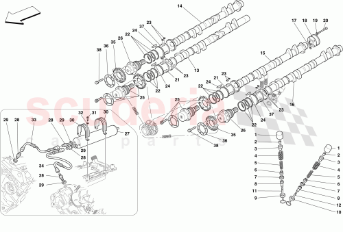 Part Diagram for Ferrari 199440