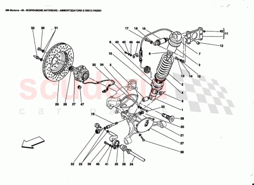 Part Diagram for Ferrari 177660