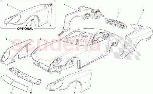 Part Diagram for Ferrari 80697911