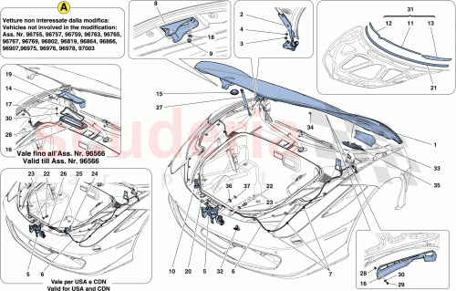 Part Diagram for Ferrari 82867400