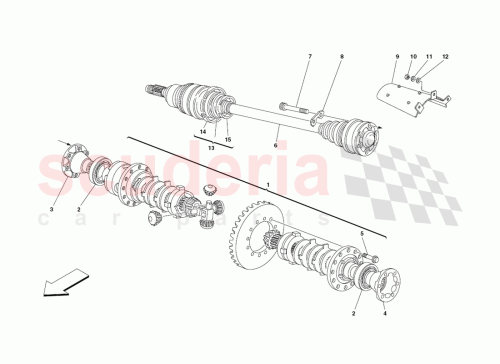 Part Diagram for Ferrari 221704