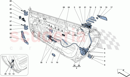 Part Diagram for Ferrari 974896