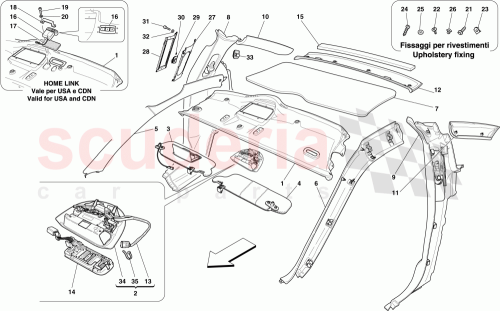 Part Diagram for Ferrari 68556700