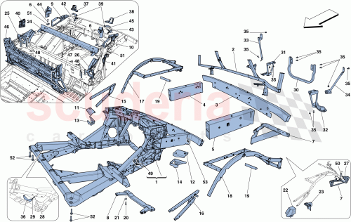 Part Diagram for Ferrari 83484200