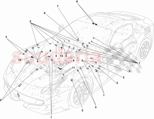 Part Diagram for Ferrari 262271