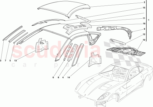 Part Diagram for Ferrari 68043011