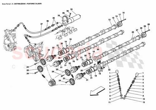 Part Diagram for Ferrari 184055