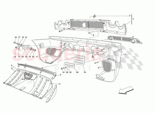 Part Diagram for Ferrari 69047700