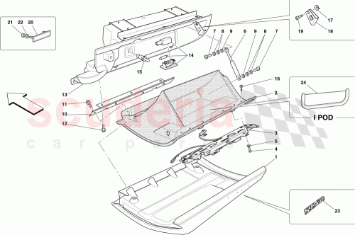 Part Diagram for Ferrari 83228700
