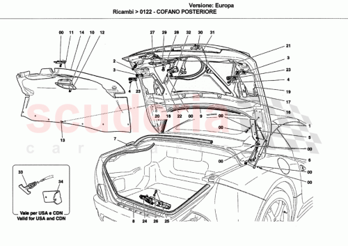 Part Diagram for Ferrari 81805000