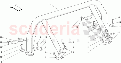 Part Diagram for Ferrari 69251000