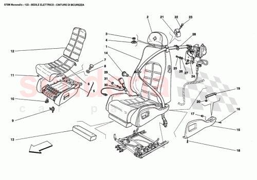 Part Diagram for Ferrari 66401400