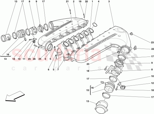 Part Diagram for Ferrari 263927