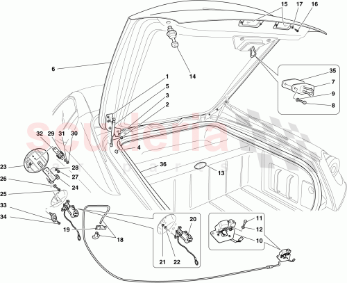 Part Diagram for Ferrari 67489500