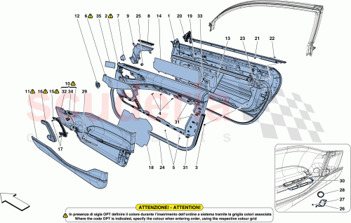 Part Diagram for Ferrari 87698300