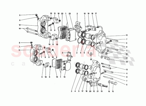 Part Diagram for Ferrari 134849