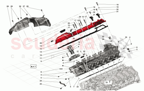 Part Diagram for Ferrari 296081