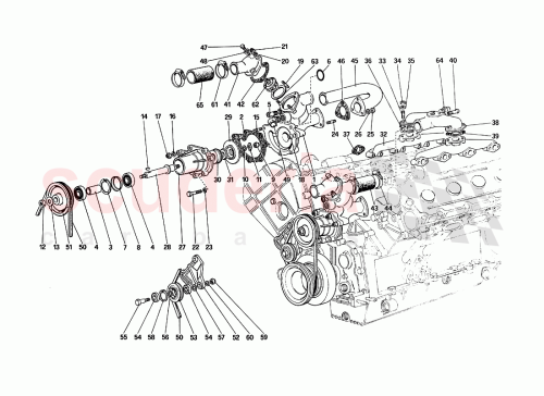 Part Diagram for Ferrari 121254