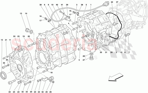 Part Diagram for Ferrari 195201