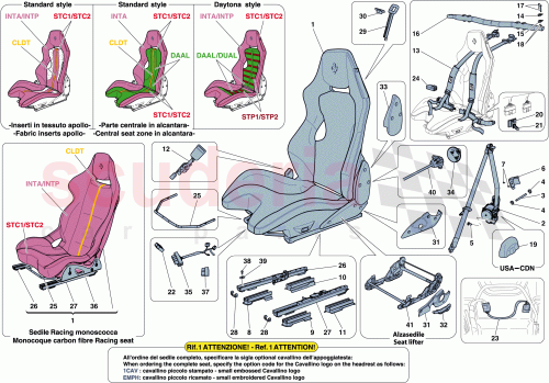 Part Diagram for Ferrari 84487000