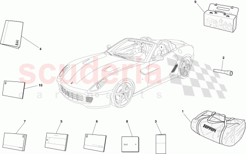 Part Diagram for Ferrari 69853300