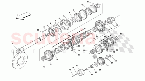 Part Diagram for Ferrari 188496