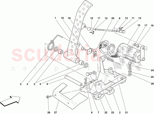 Part Diagram for Ferrari 181258