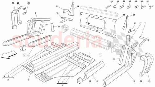 Part Diagram for Ferrari 185110