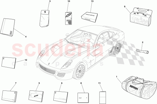 Part Diagram for Ferrari 84292000