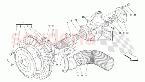 Part Diagram for Ferrari 151474