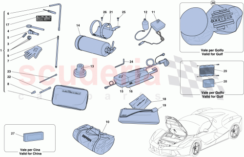 Part Diagram for Ferrari 14305387
