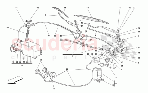Part Diagram for Ferrari 63756100