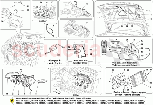 Part Diagram for Ferrari 234501