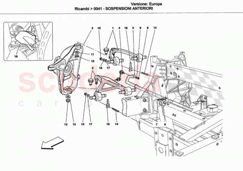 Part Diagram for Ferrari 221934