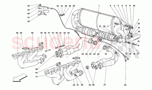 Part Diagram for Ferrari 121675