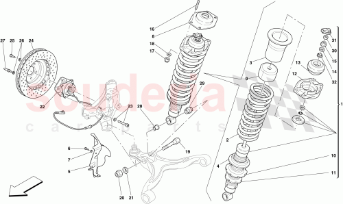 Part Diagram for Ferrari 190723