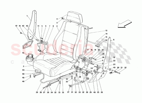 Part Diagram for Ferrari 15639801