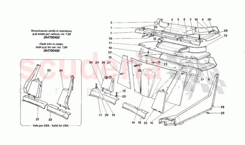Part Diagram for Ferrari 62503800