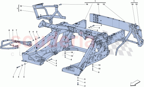 Part Diagram for Ferrari 298981
