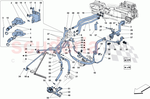 Part Diagram for Ferrari 13442484