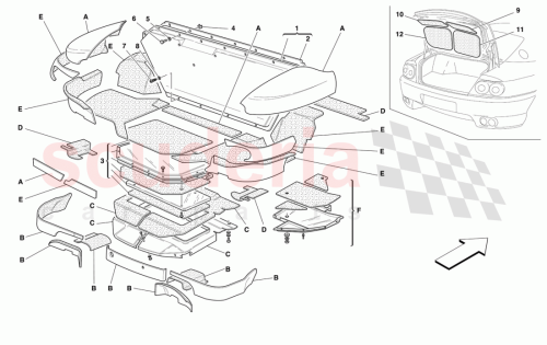 Part Diagram for Ferrari 65418900