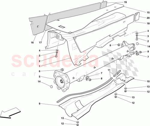 Part Diagram for Ferrari 67663900