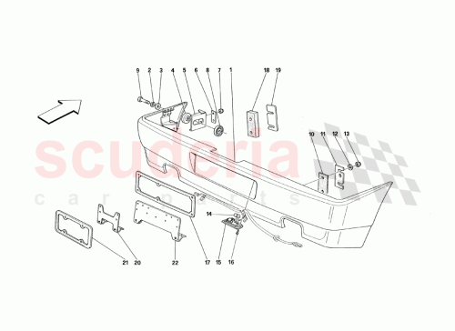 Part Diagram for Ferrari 62551100