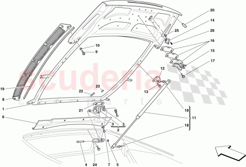 Part Diagram for Ferrari 67767511