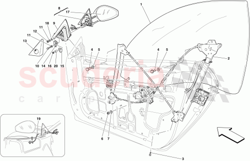 Part Diagram for Ferrari 69896200