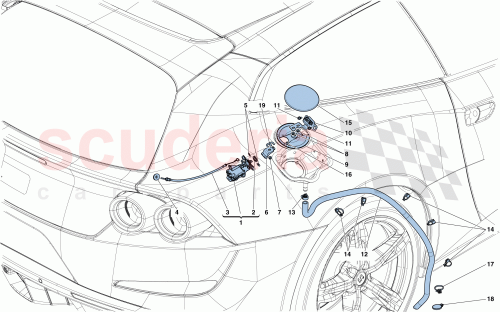 Part Diagram for Ferrari 87214611