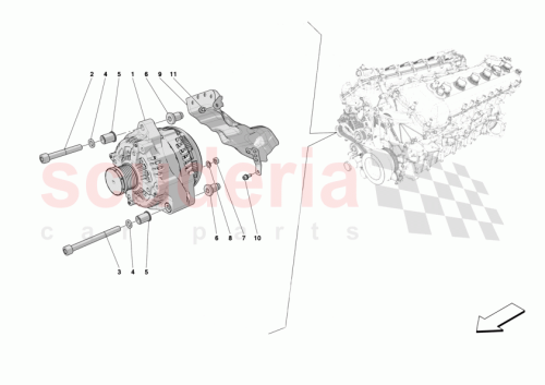 Part Diagram for Ferrari 010569474